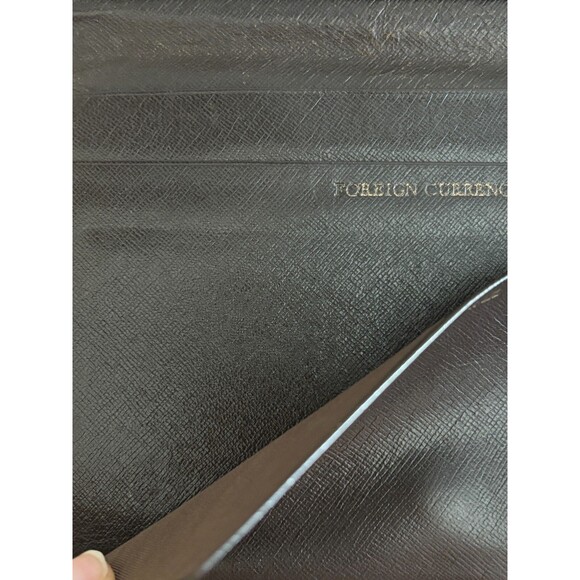 Vintage Dunhill London Brown Leather Passport-Ticket-Money Holder Organizer - Picture 9 of 14